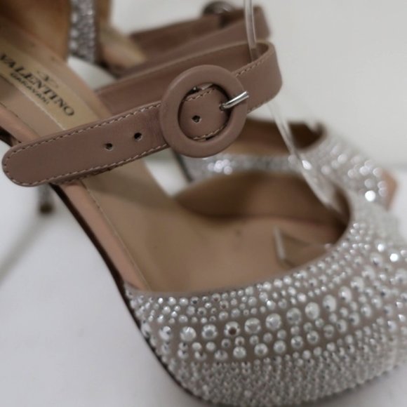 Valentino Microstud Mary Jane Pumps Size 35.5 - Picture 3 of 11